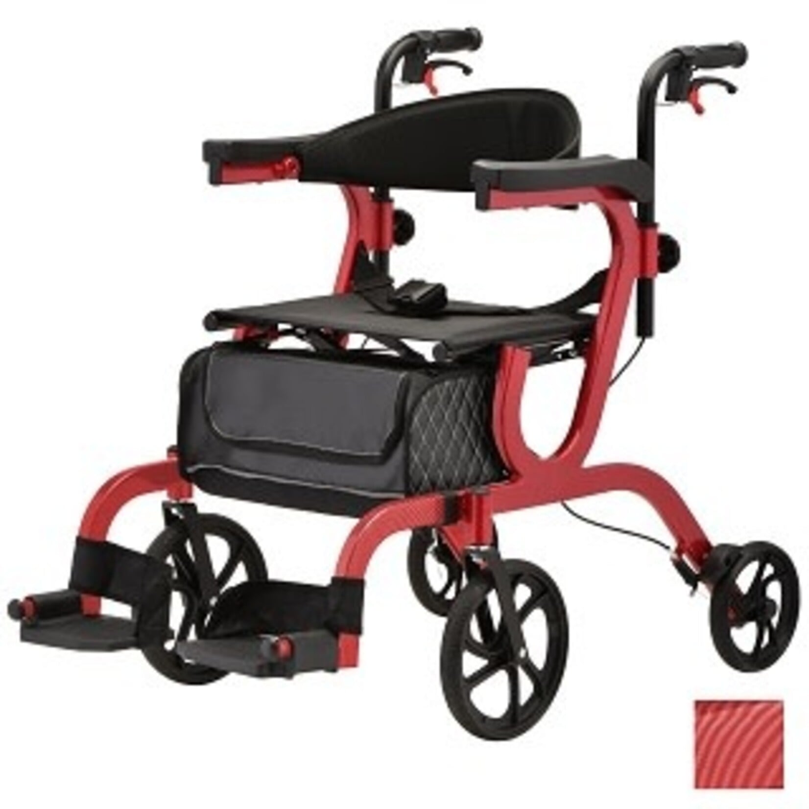 Nova HYBRID GEMINI ROLLATOR WALKER /TRANSPORT CHAIR