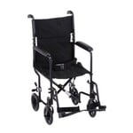Nova TRANSPORT CHAIR 19" STEEL BLACK