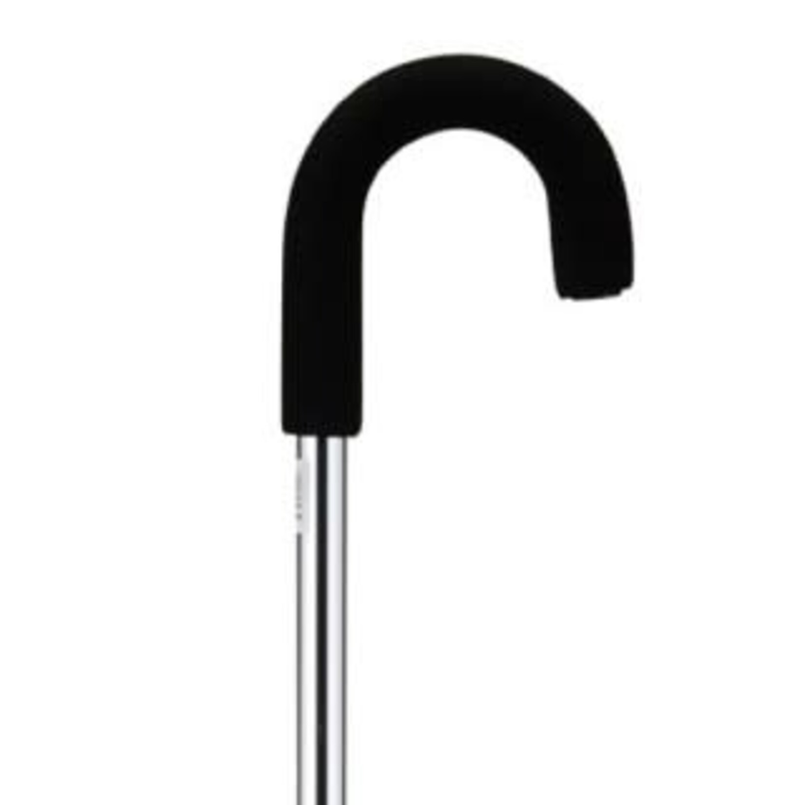 Nova CANE CURVED HANDLE SILVER