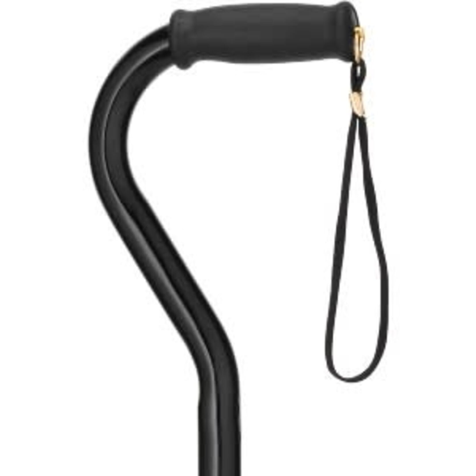 Nova Heavy Duty TALL OFFSET CANE BLACK