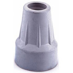 Nova TIPS (PAIR) FOR CRUTCH OR CANE GRAY - 7/8" SHAFT - Fits 7300 series crutches