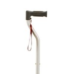Nova CANE EXTRA TALL with Offset Handle - SILVER