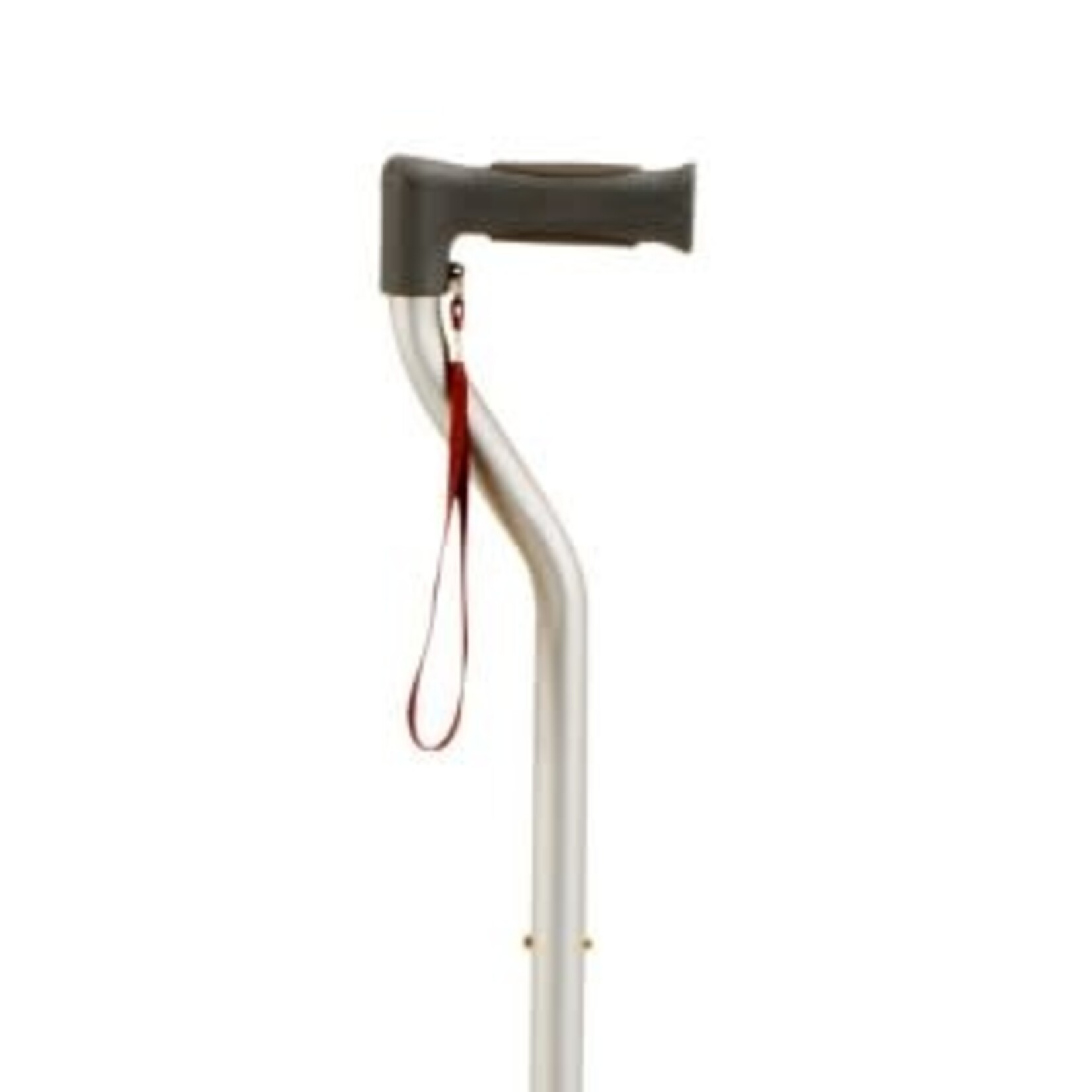 Nova CANE EXTRA TALL with Offset Handle - SILVER