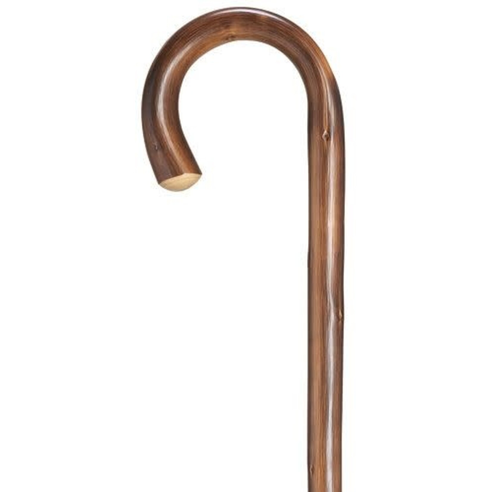 Harvy Imported Men's Natural Chestnut Crook Cane