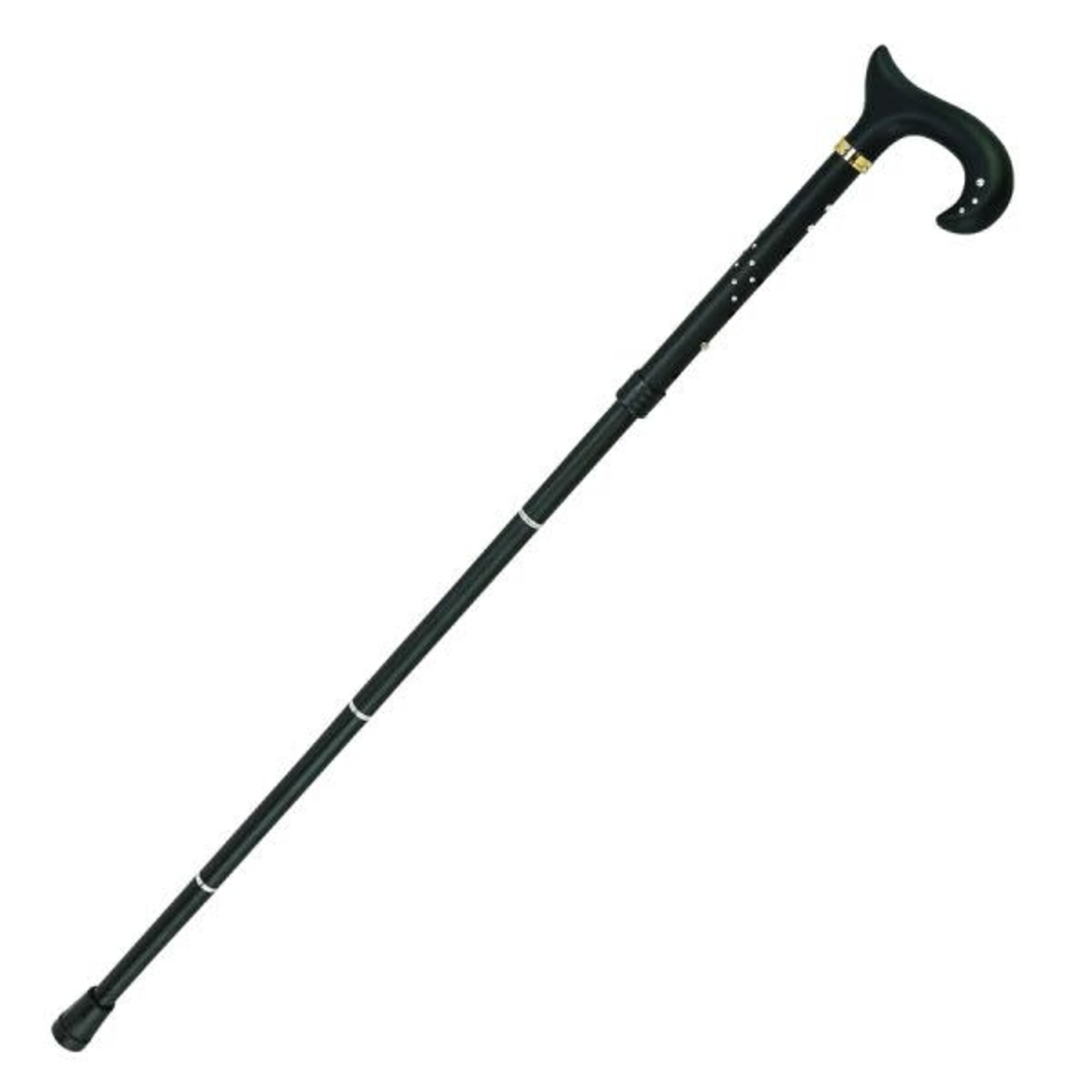 Harvy Swarovski Black Derby Folding Cane