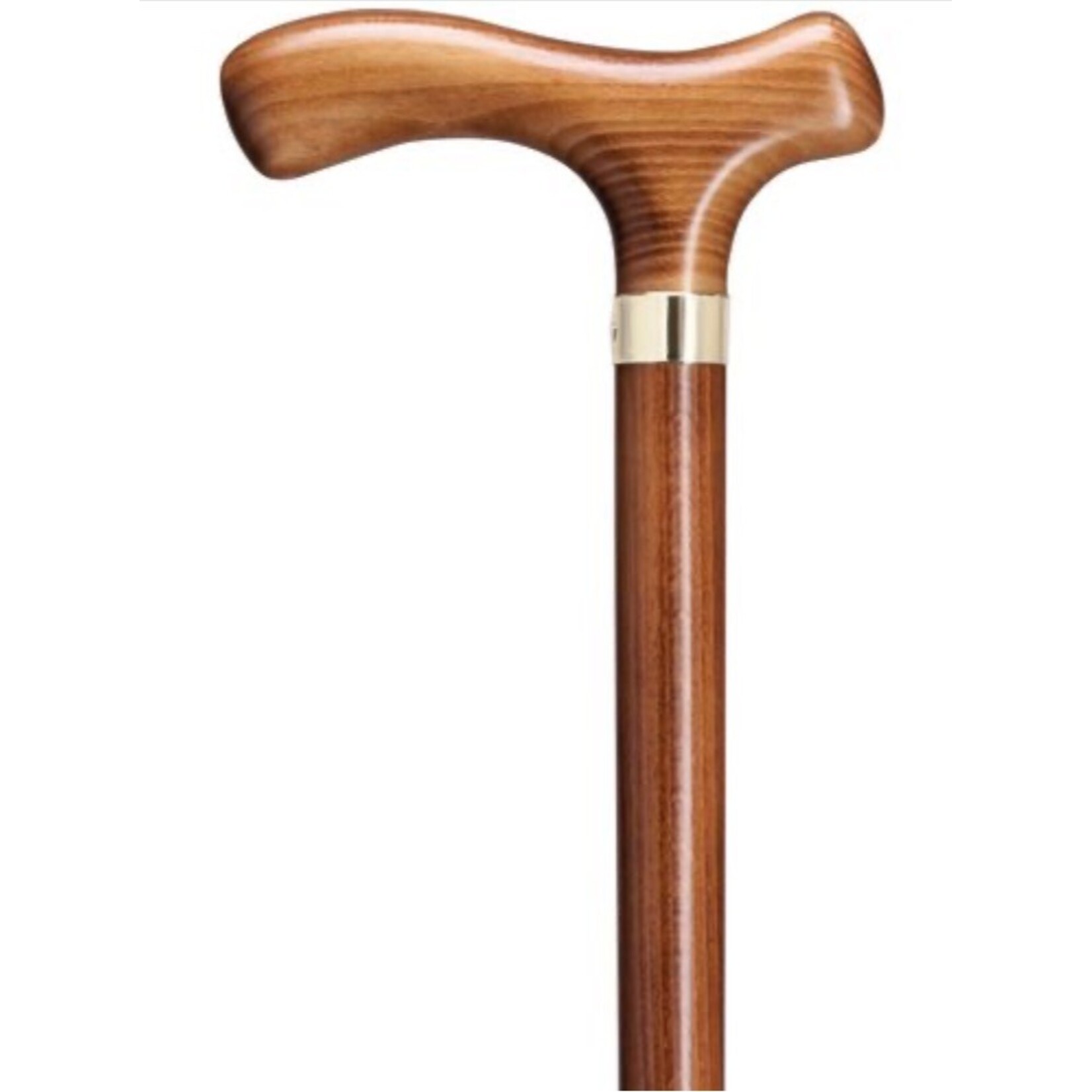 Harvy Fritz Scorched Beechwood With Brass Band Cane