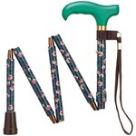 Harvy Mini-Folding Adjustable Cane - Trumpet Vines