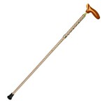 Harvy Comfort Overmold Handles Folding Cane - Tan