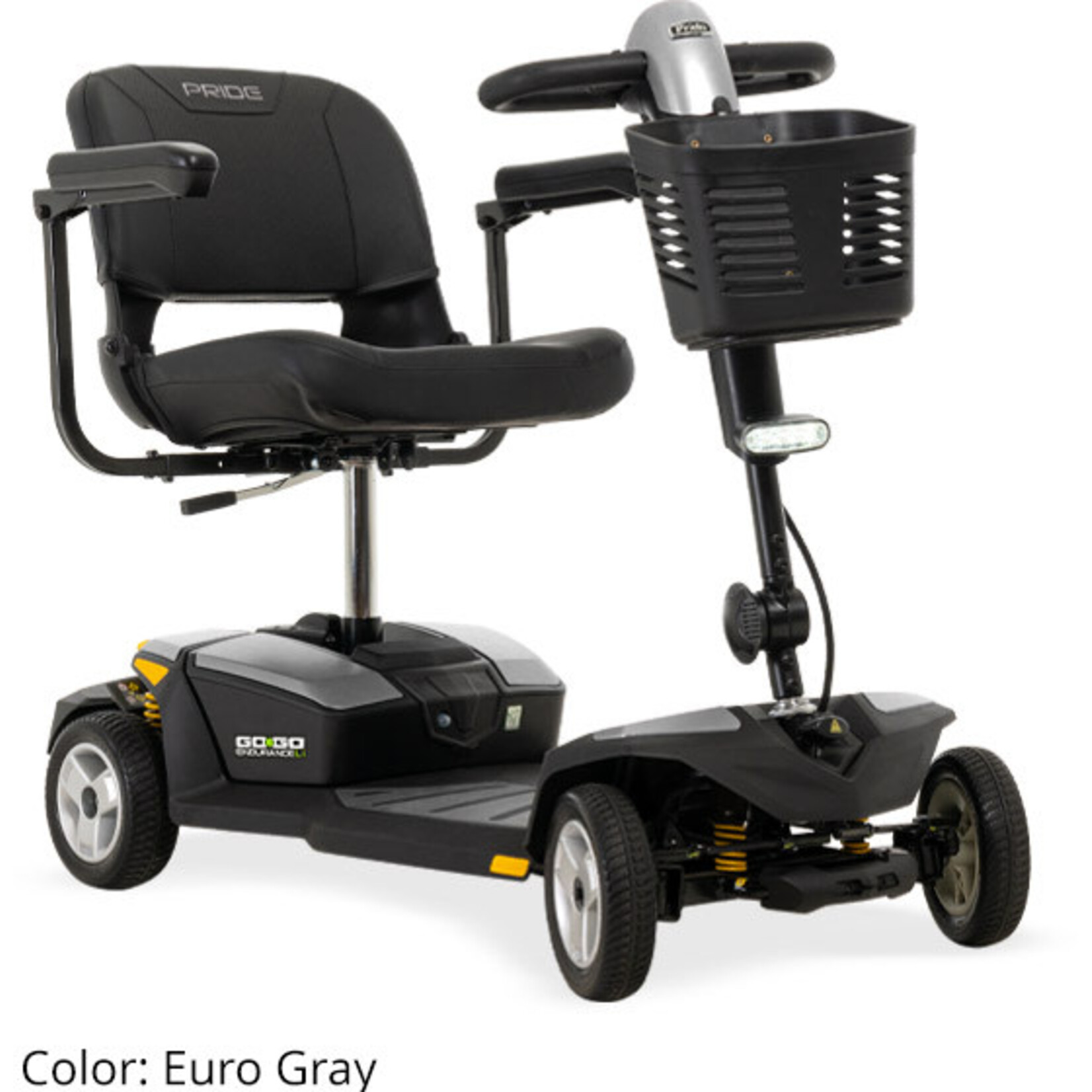Pride Go Go (GOGO) Endurance Li 4-wheel with 8AH Lithium Battery Scooter