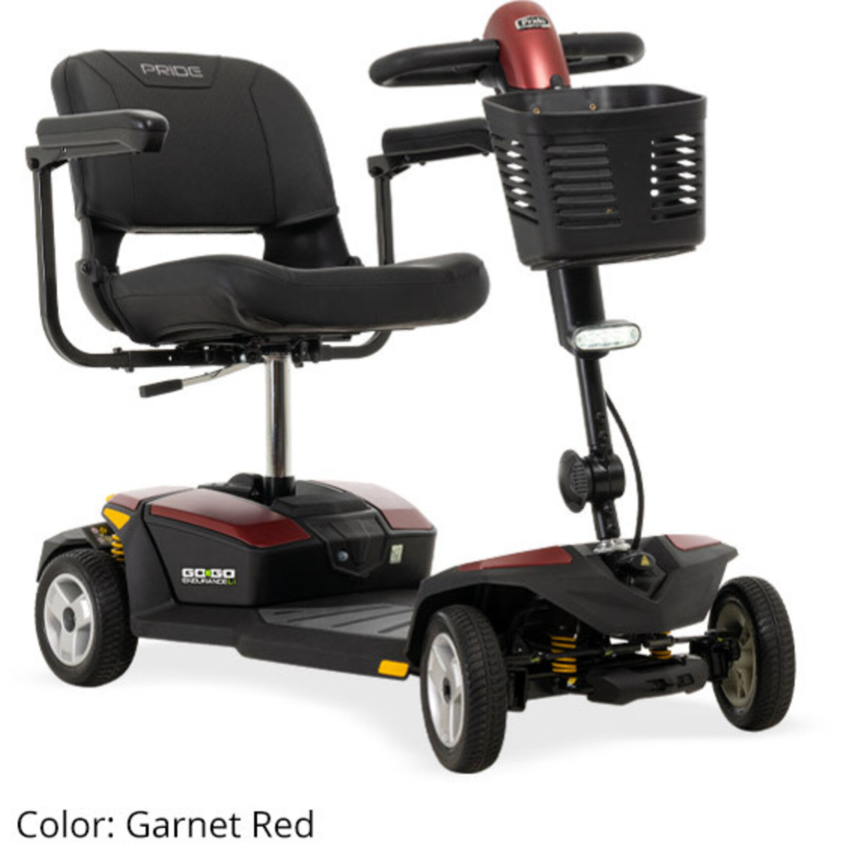 Pride Go Go (GOGO) Endurance Li 4-wheel with 16AH Lithium Battery Scooter