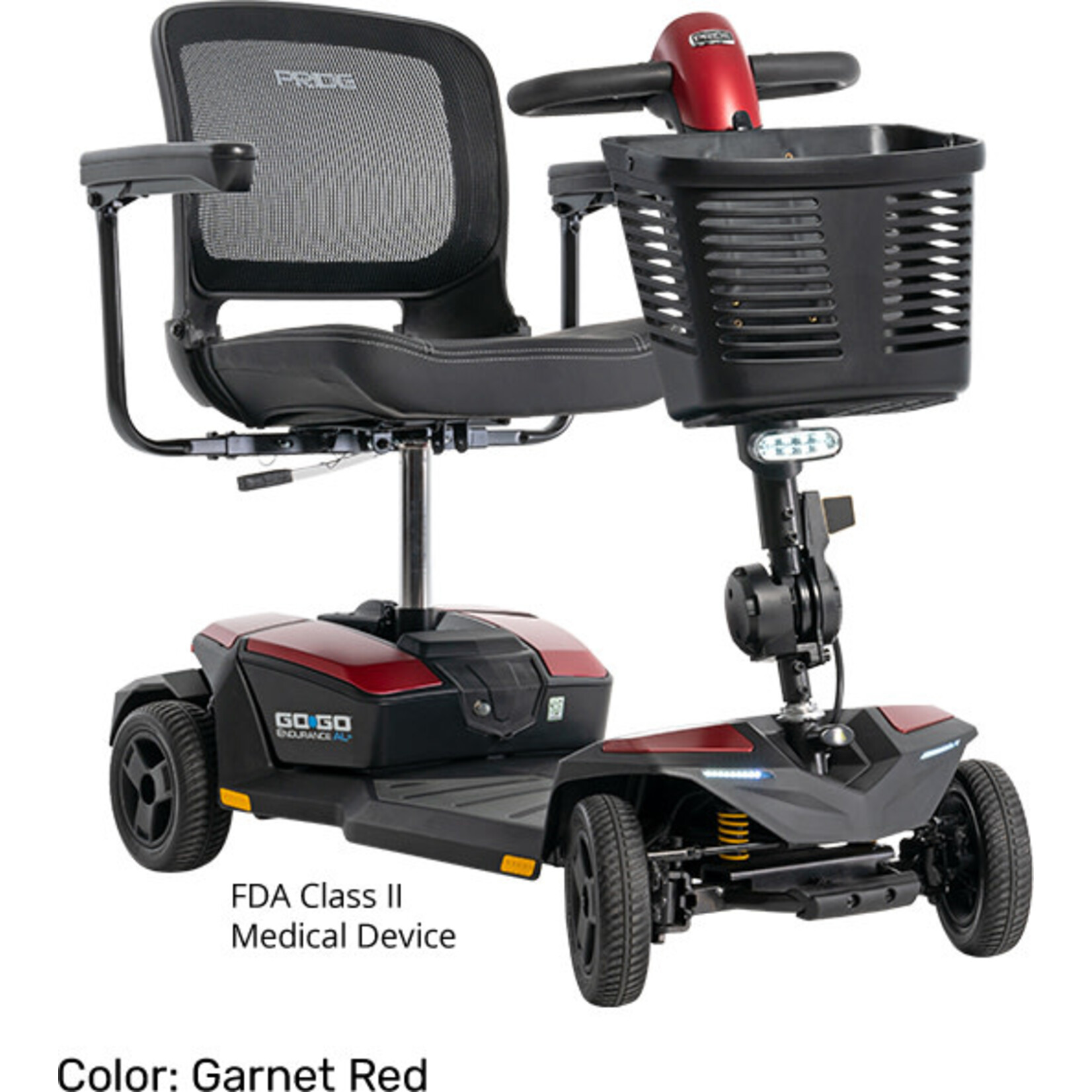 Pride Go Go (GOGO) Endurance AL+ 4-wheel with 8AH Lithium Battery Scooter