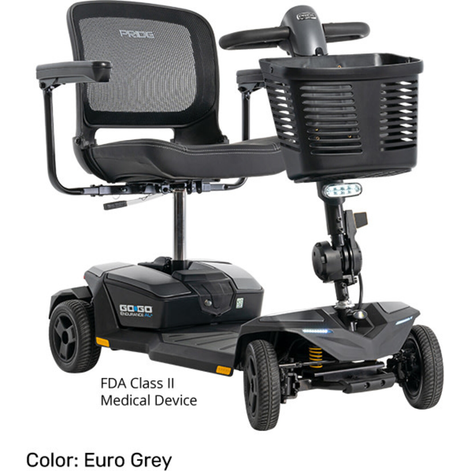 Pride Go Go (GOGO) Endurance AL+ 4-wheel with 8AH Lithium Battery Scooter