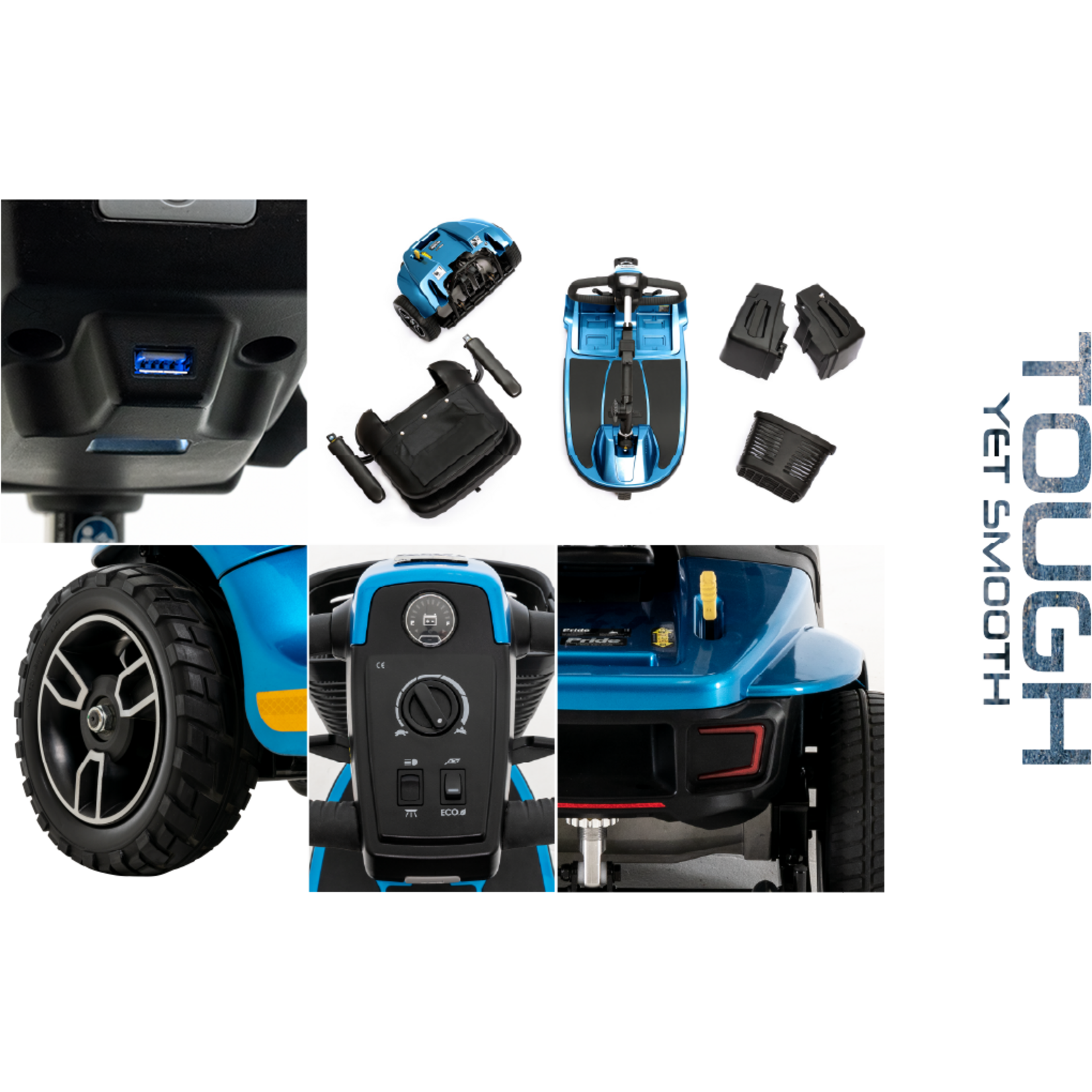 Pride Revo 2.0 3-Wheel Scooter