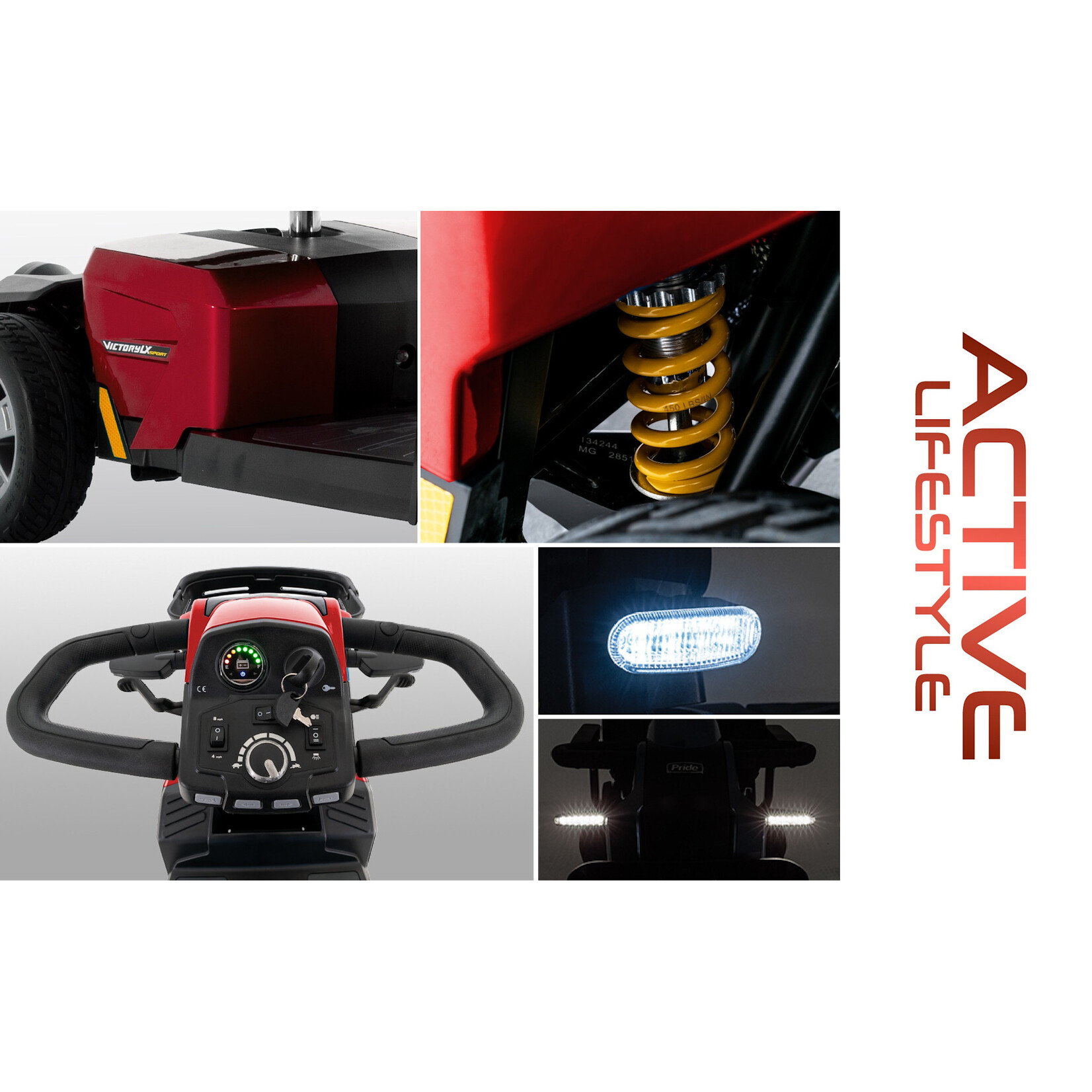 Pride Victory LX Sport 4-Wheel Scooter