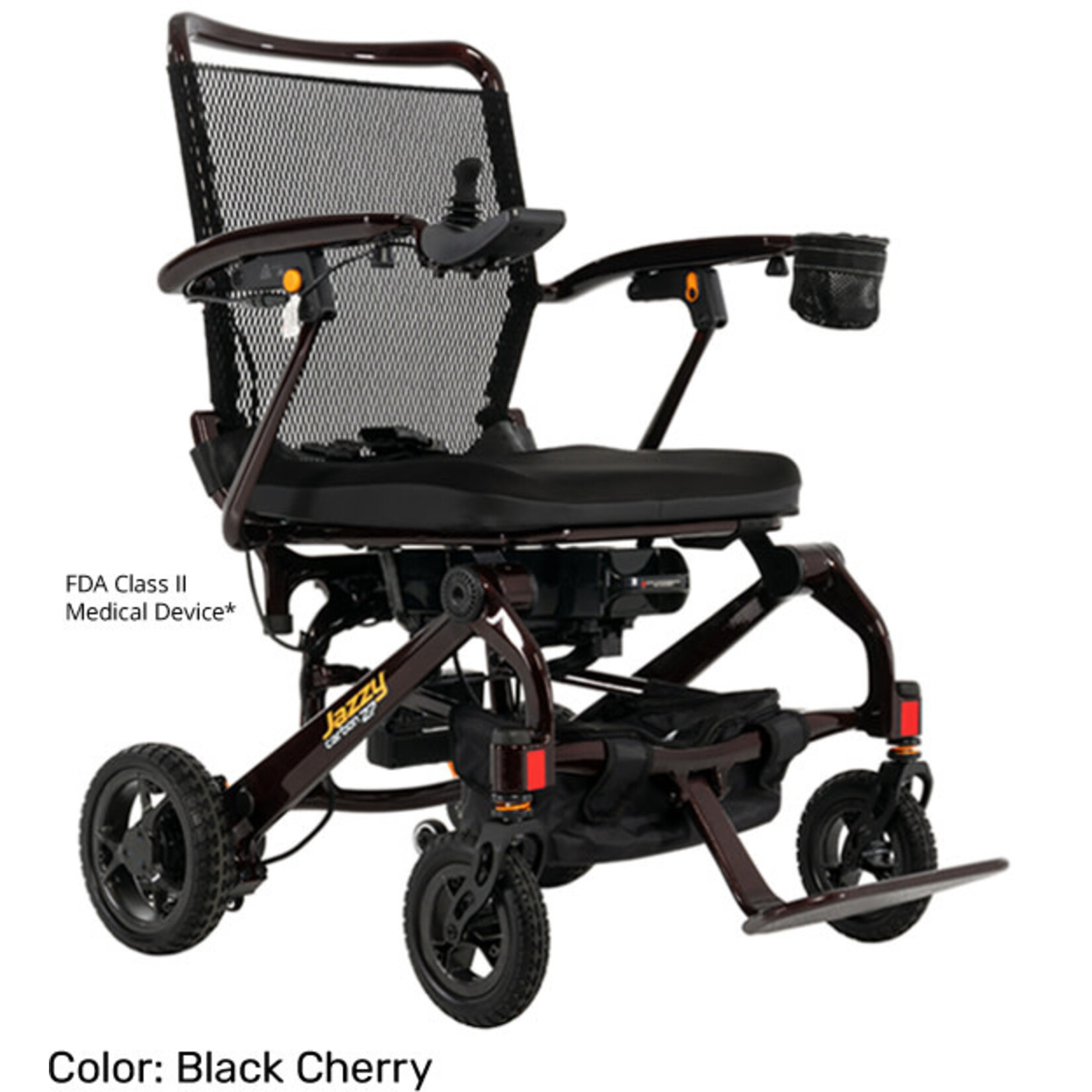 Pride Jazzy Carbon 27, Night Sky, with 17” x 17” Foam Seat, 12 Ah Lithium-ion Battery Electric Wheelchair