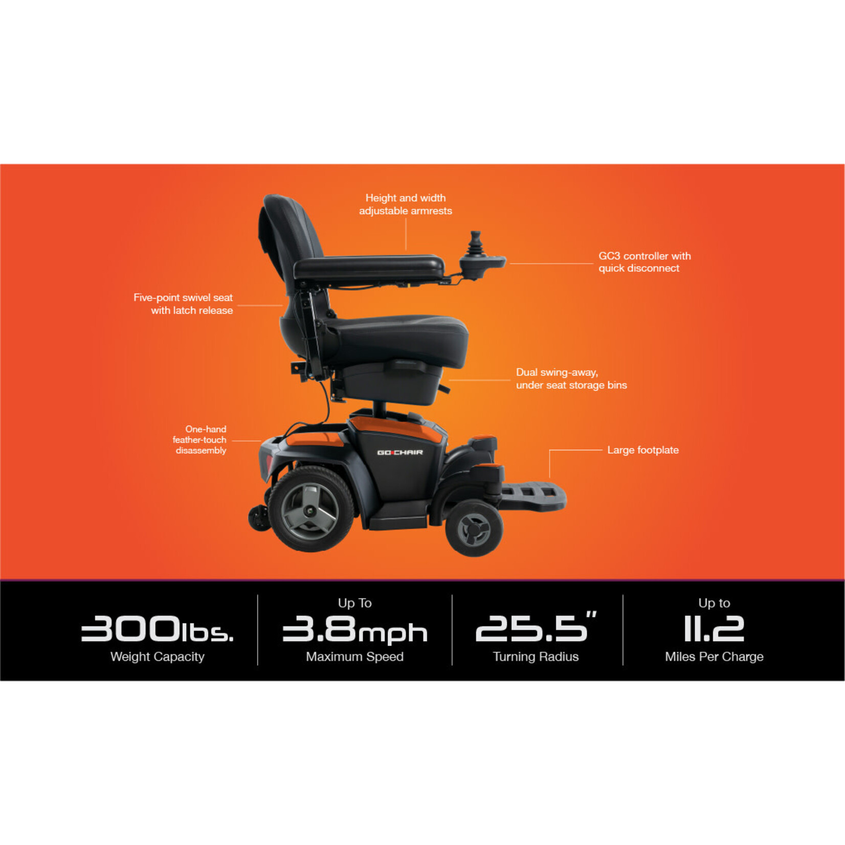 Pride Go Chair Electric Wheelchair