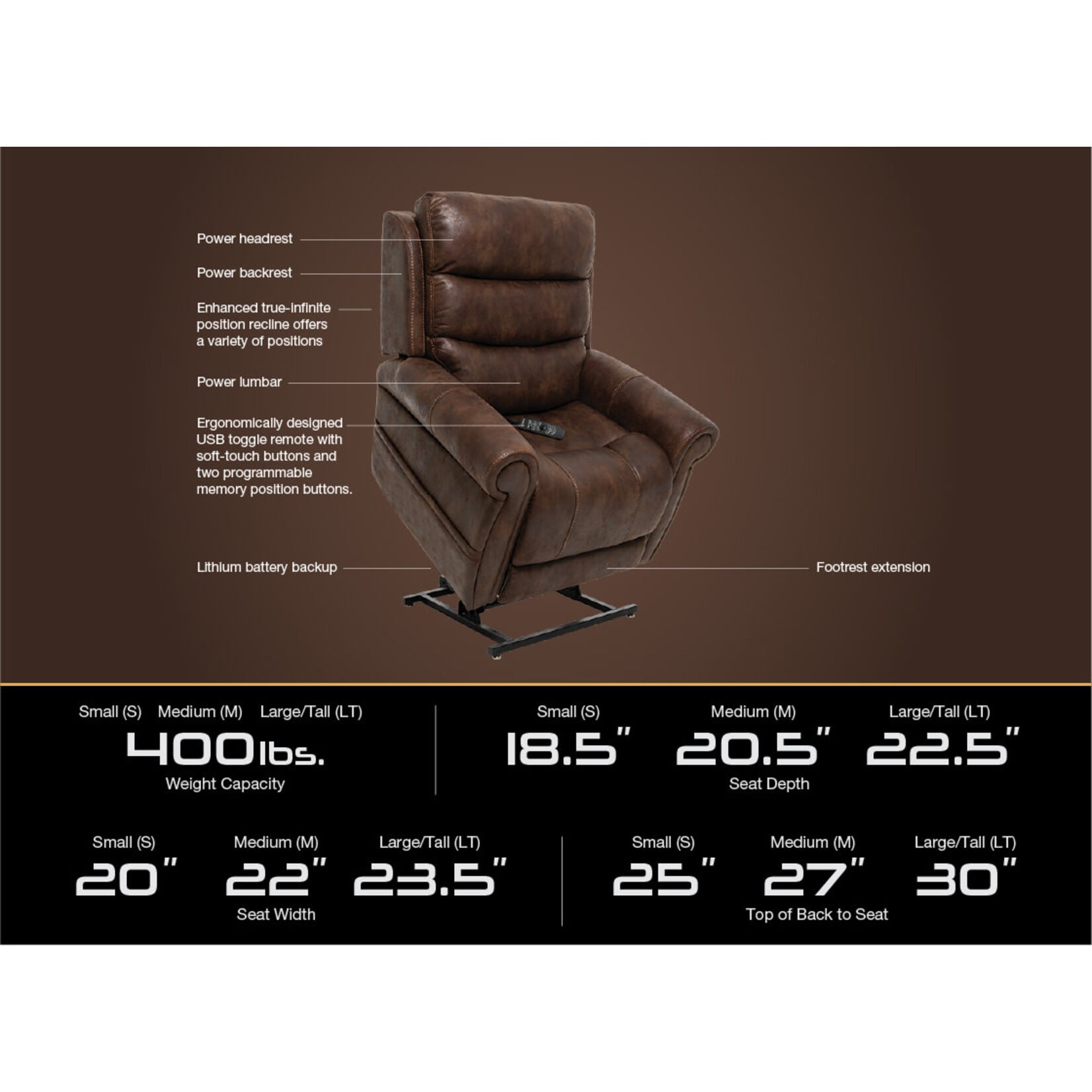 Pride VivaLift Tranquil 2 Lift Chair, Medium, Grey