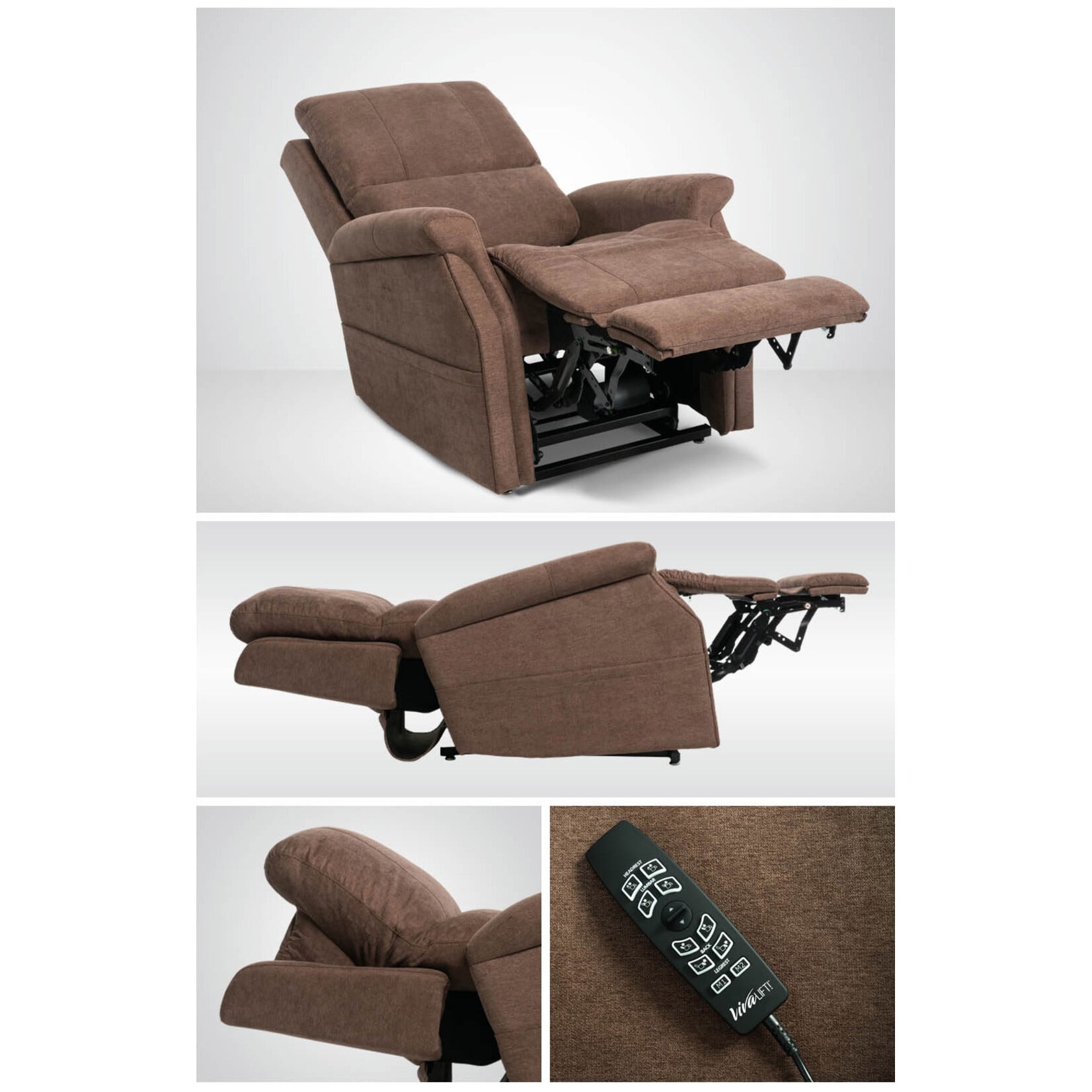 Pride VivaLift Metro 2 Lift Chair, Medium, Brown