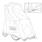 Pride Weather Cover for Electric Wheelchair, Medium, Pride Mobility
