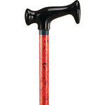 Nova CANE T-GRIP MAHOGANY SWIRL