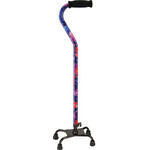 Nova QUAD CANE SM BASE MAUI FLOWERS