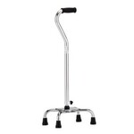 Nova HEAVY DUTY QUAD CANE LRG SLVR