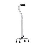Nova HEAVY DUTY QUAD CANE SM SILVER