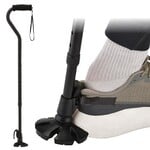 Nova Shoe Horn Offset Cane - Black