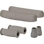 Nova Crutch Accessory Kit, Gray Rubber