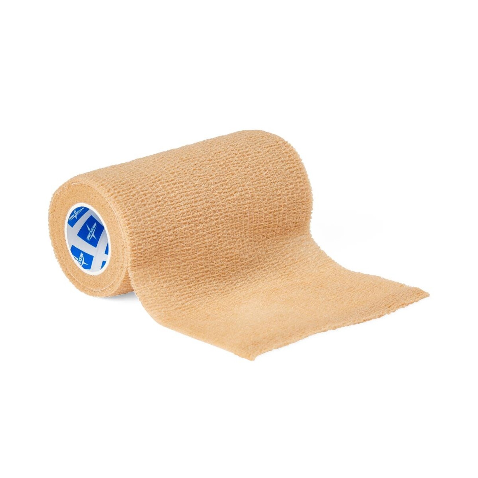 Medline Non-Sterile Self-Adherent Wrap 4" x 5 yds., Tan (Generic Coban)