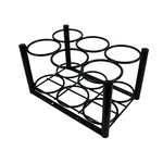 Mada Oxygen Cylinder Rack Stand for 6 D or E Tanks - HOLDS 6