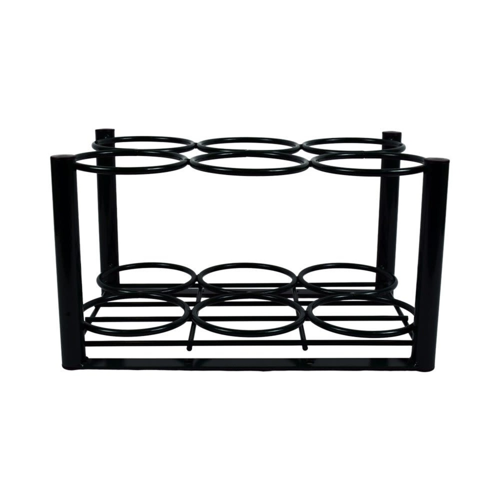 Mada Oxygen Cylinder Rack Stand for 6 D or E Tanks - HOLDS 6