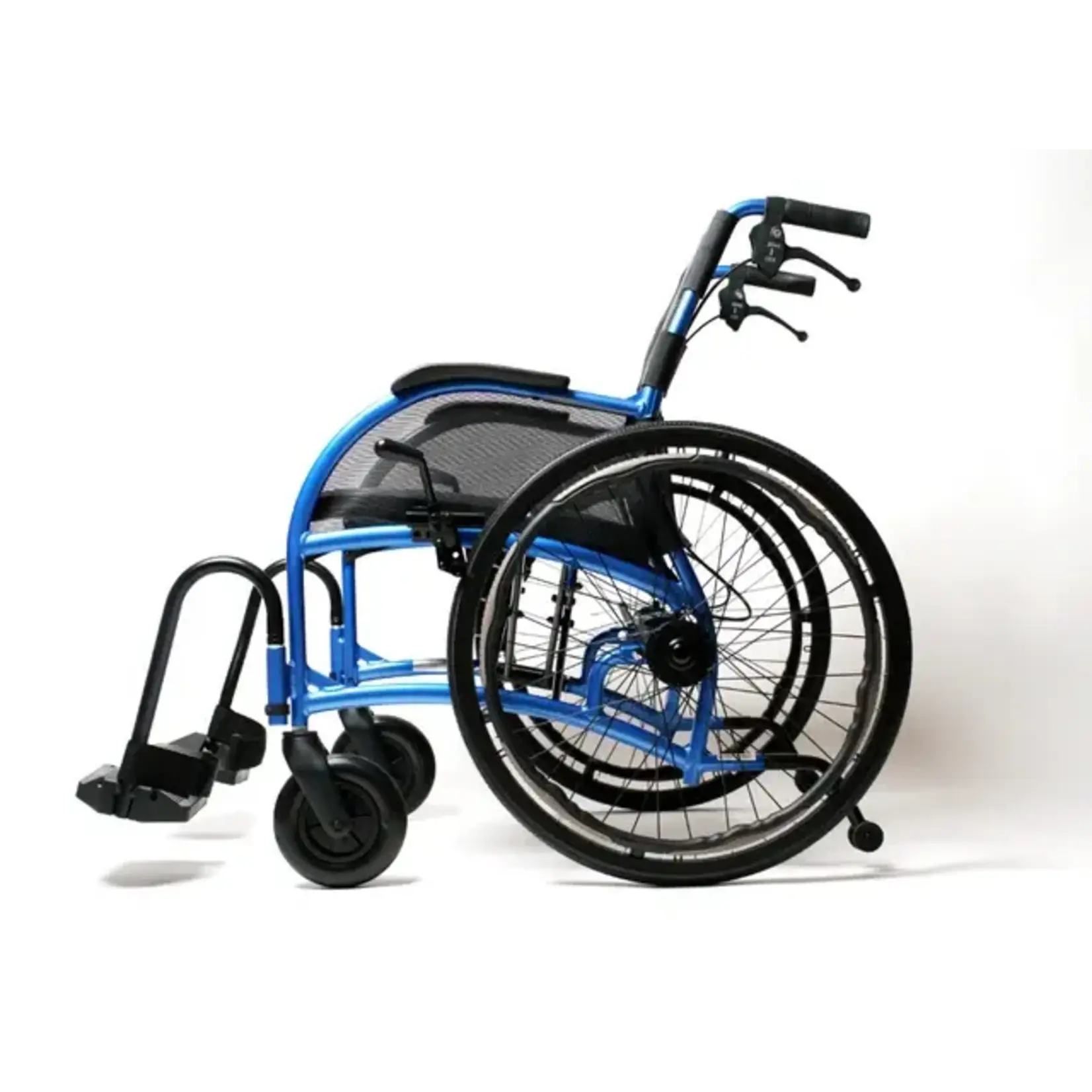Strongback Mobitlity USA Lightweight Wheelchair Comfort L with Attendant Brakes - 20"