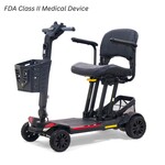Golden Technologies Buzzaround CarryOn Foldable Scooter -Red and Blue