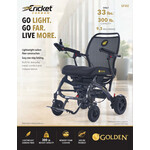 Golden Technologies Cricket Carbon Fiber Foldable Power Chair