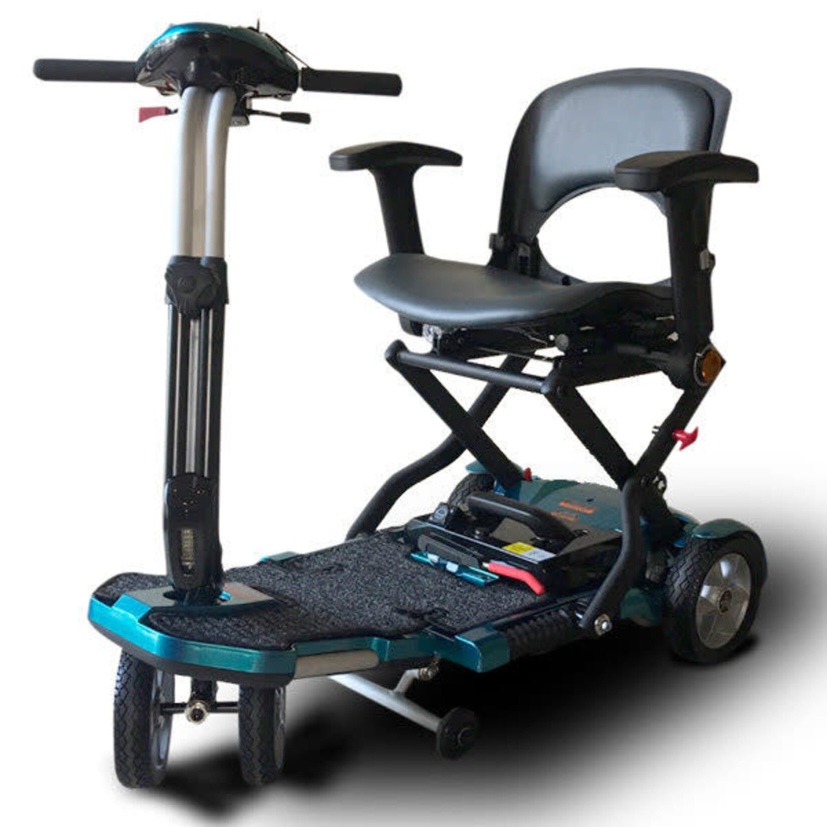 EV Rider Transport Plus Manual Folding Scooter - Blue
