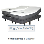 Golden Technologies Passport Hi Low Adjustable Bed - Base and Mattress - Dual King