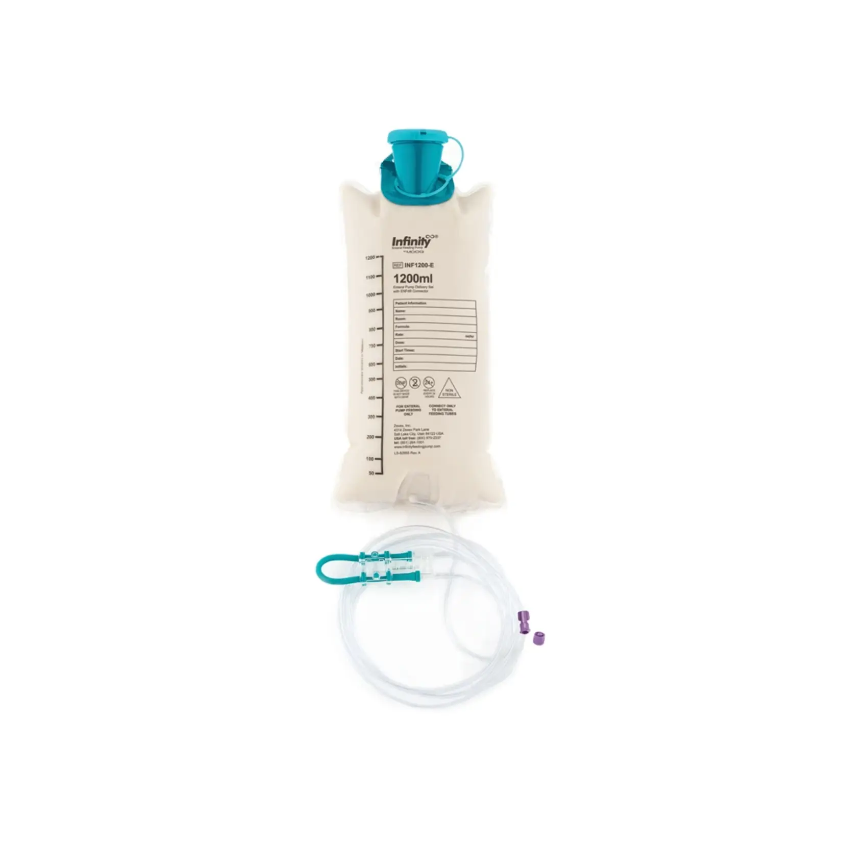Moog Medical Infinity 1200 mL Bag Set with ENFit® Connector