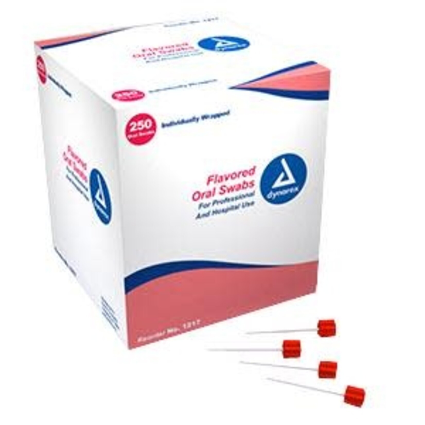 Dynarex Oral Swabs - Lemon Glycerine - 250 pkgs of 3 per case