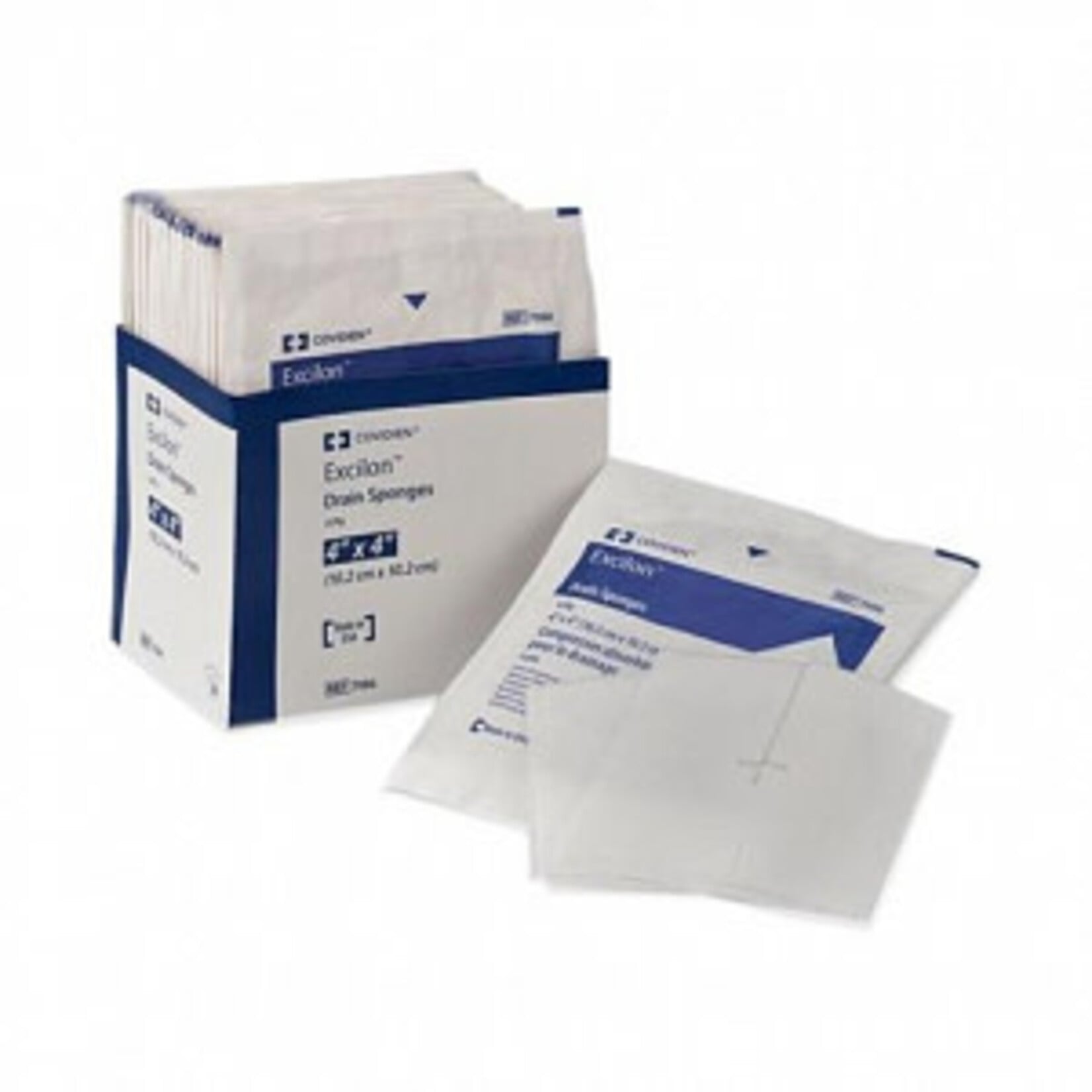 Cardinal Health Drain Sponge, Excilon, 6-ply, 2" x 2” - 2/pkg