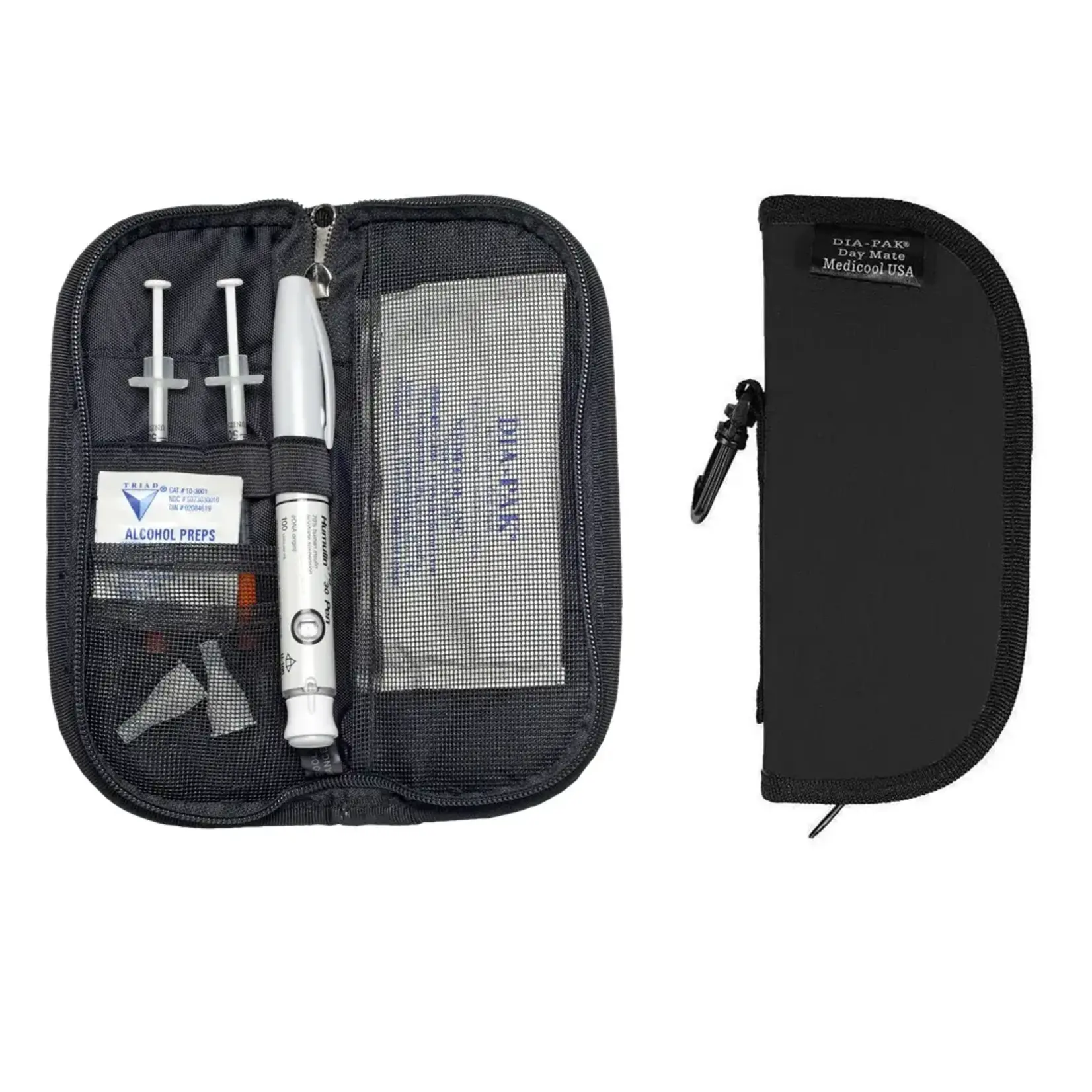 Medicool Diabetic Supply Organizer, Dia Pak Daymate - Black
