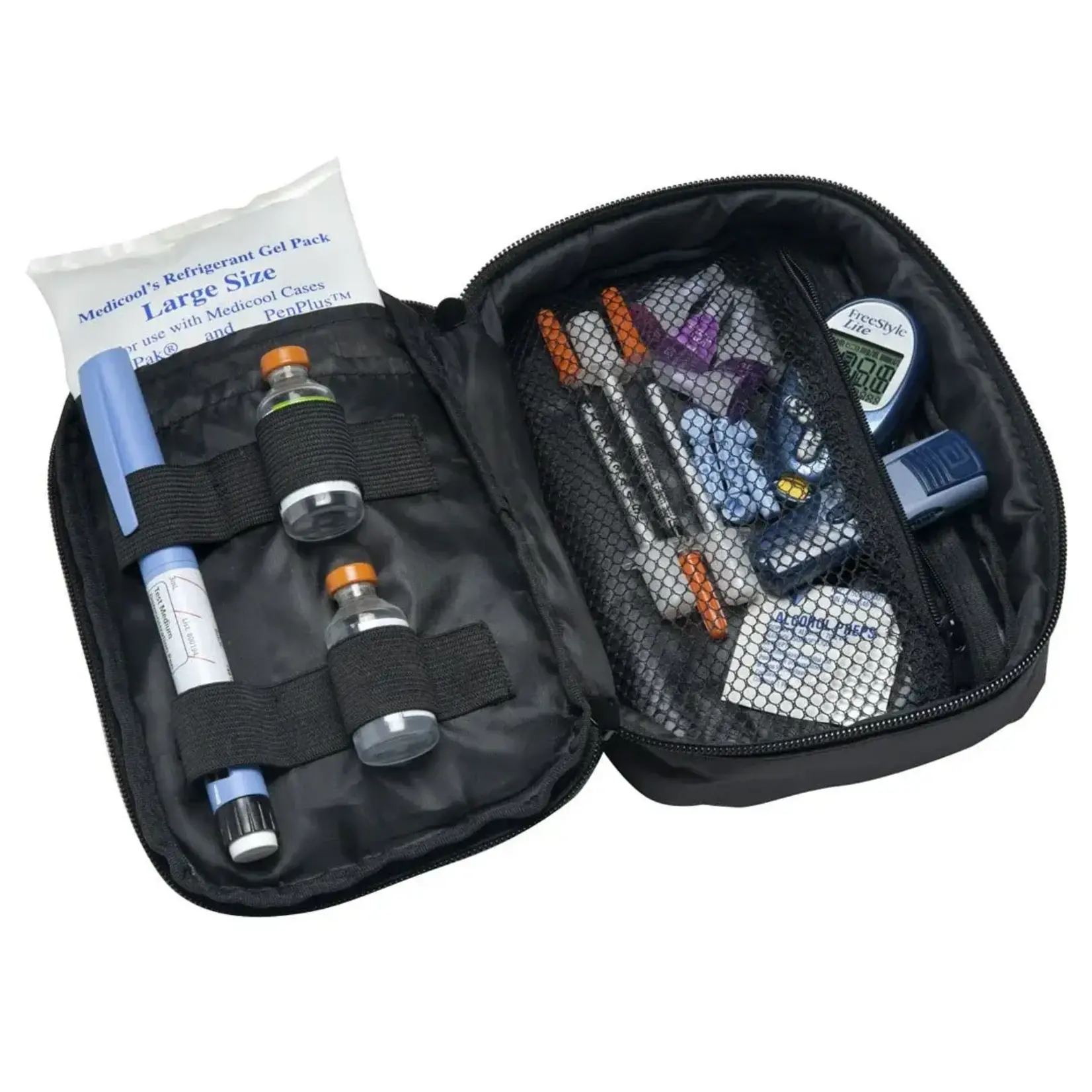 Medicool Diabetic Supply Organizer, Dia Pak Daily - Black