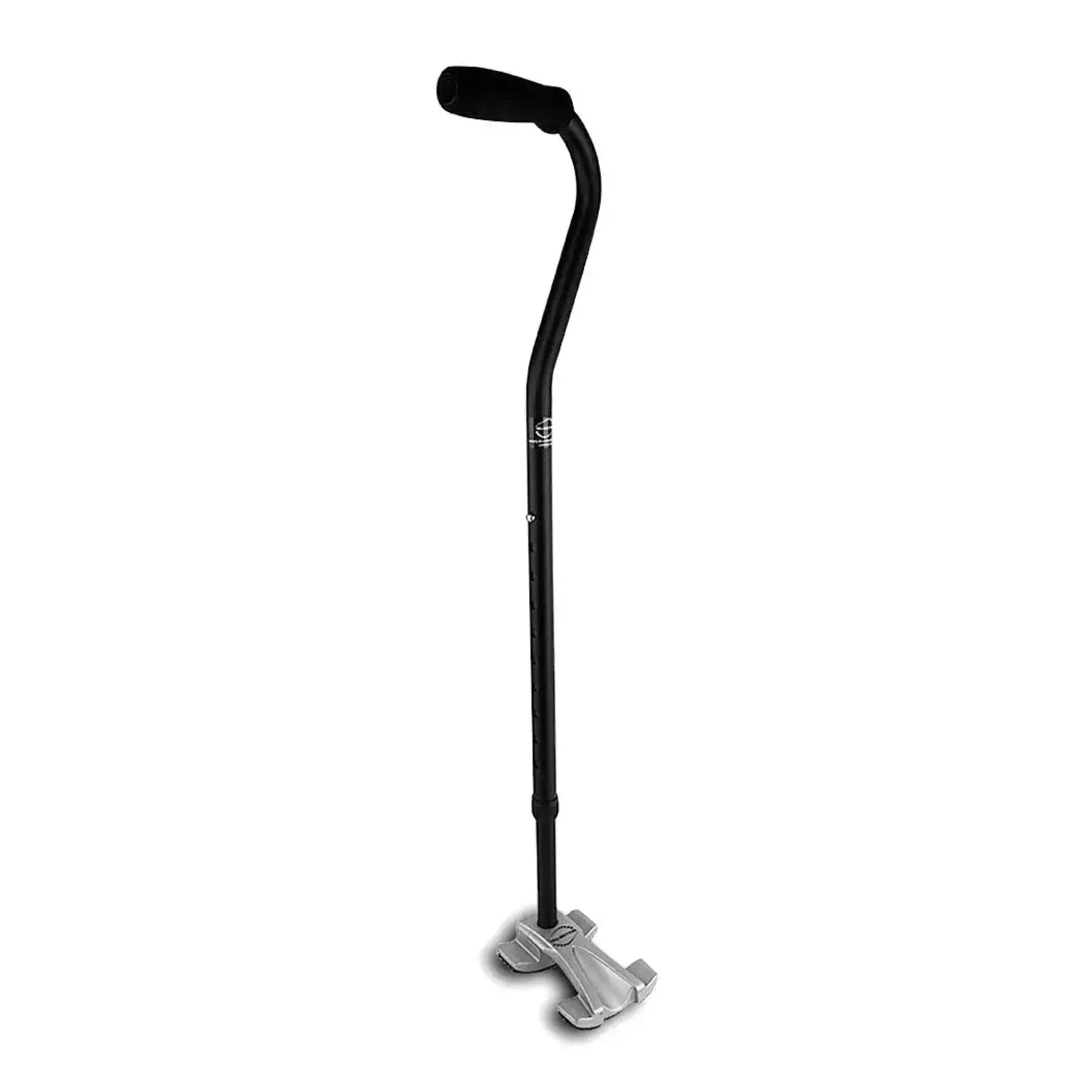 Tru-Motion Cane, Quad, Tru Motion Cane - Black