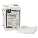 Medline NonSterile Gauze Sponge, 8-ply - 4" x 4" - PKG of 200