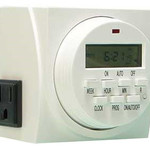 Hydrofarm Autopilot Dual Outlet 7-Day Grounded Digital Programmable Timer, 1725W, 15A, 1 Second On/Off