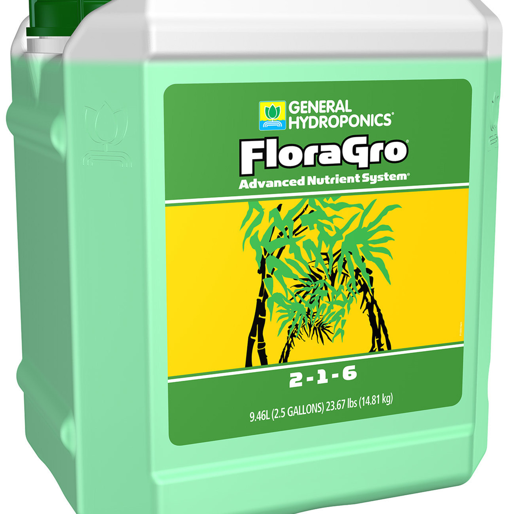 General Hydroponics GH Flora Gro 2.5 Gallon