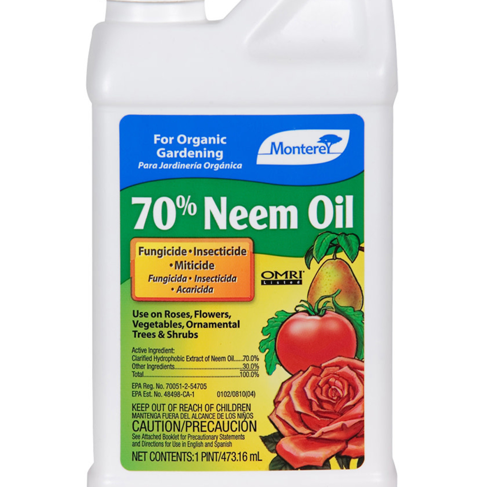 Monterey Lawn & Garden Products Monterey Neem Oil, 1 pt