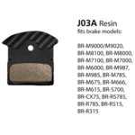 Shimano Shimano J03A w/fin Resin Pad & Spring Brake Pads