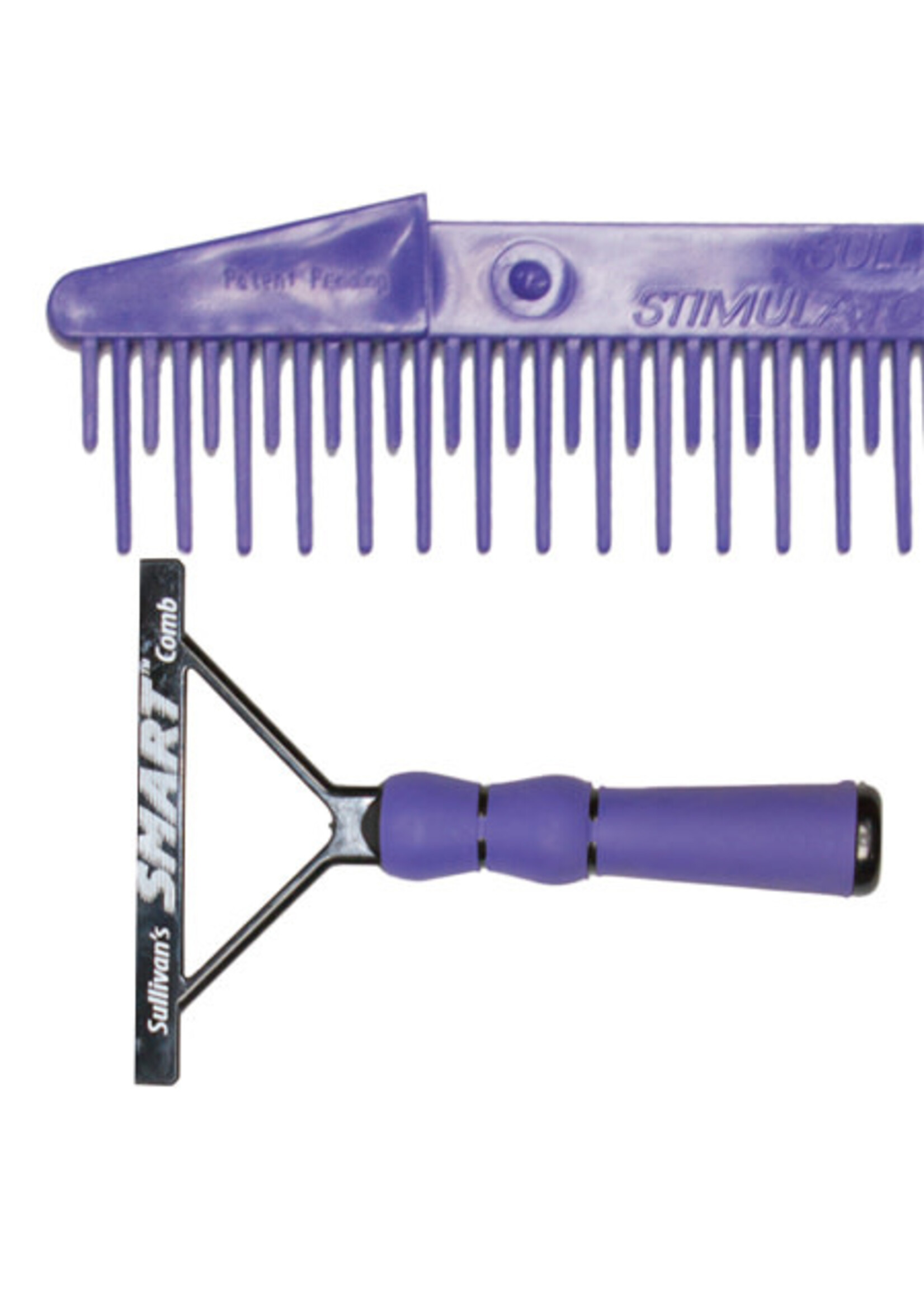 Sullivan Supply Sullivan Supply 6" Smart Comb w/Grip Fluffer Purple