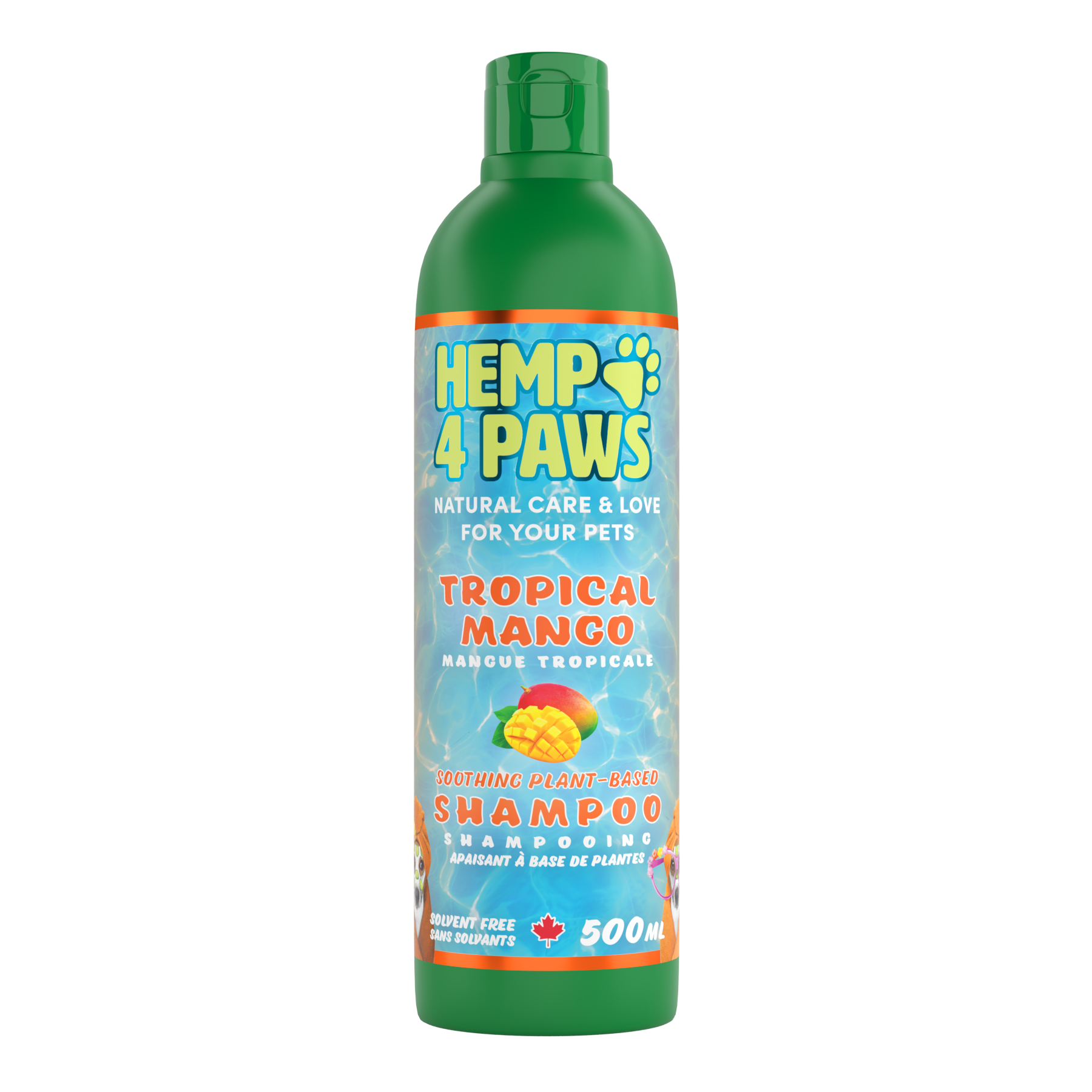 Hemp 4 Paws Shampoo Tropical Mango 500ml The Lloydminster Pet Pad Inc.